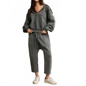 NEW PEOPLE OF LEISURE sundown sweatpants in vintage black